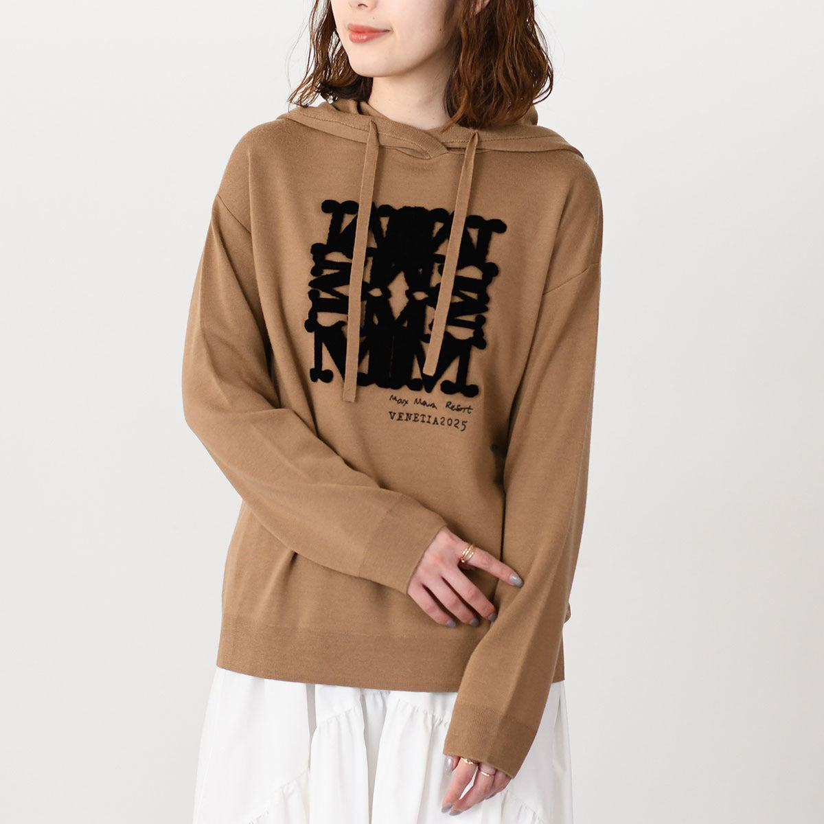 Max Mara SFINGE スフィンジェ ピュア ウール フーディー