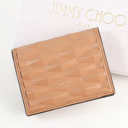 JIMMY CHOO HANNE エンボス 3D レザーウォレット