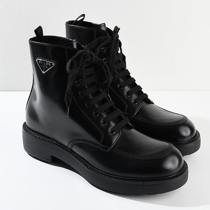 PRADA ブラッシュドレザー ブーツ