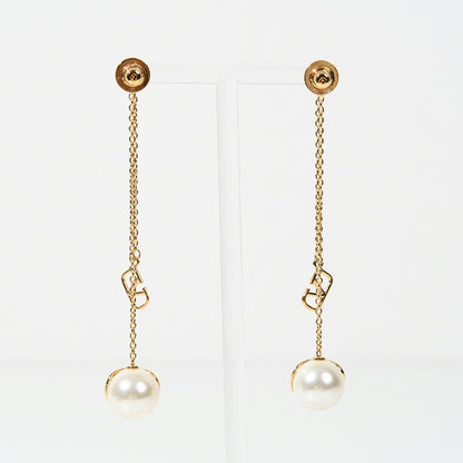 VALENTINO Vロゴクリスタル ビーズピアス