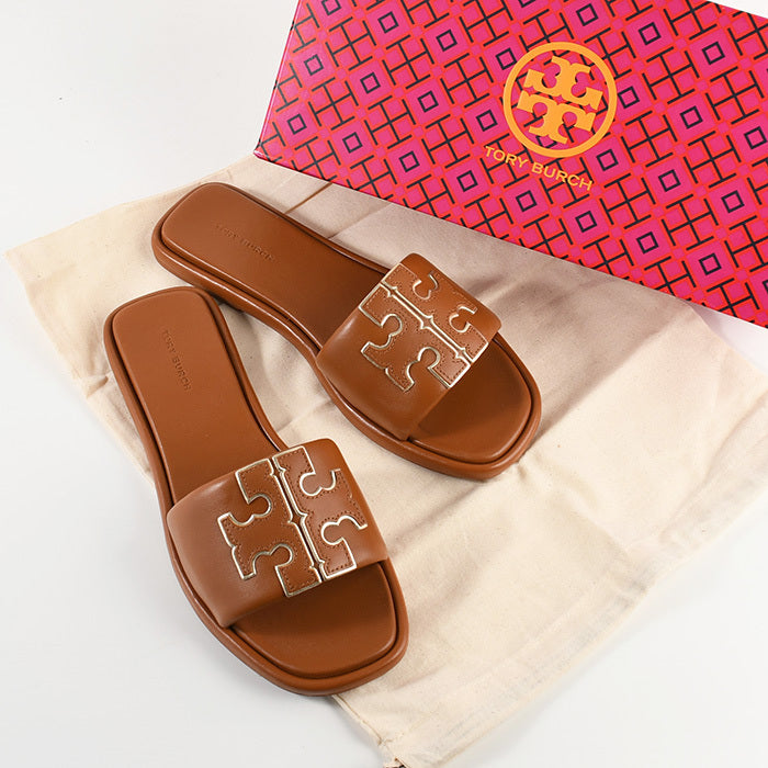 TORY BURCH DOUBLE T SPORT スライドサンダル