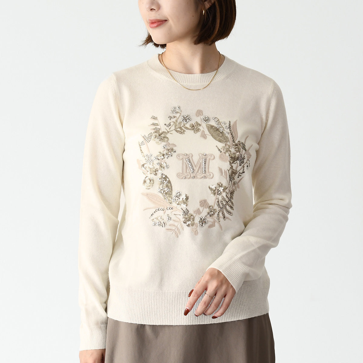 Max Mara BARI wool and cashmere knit 