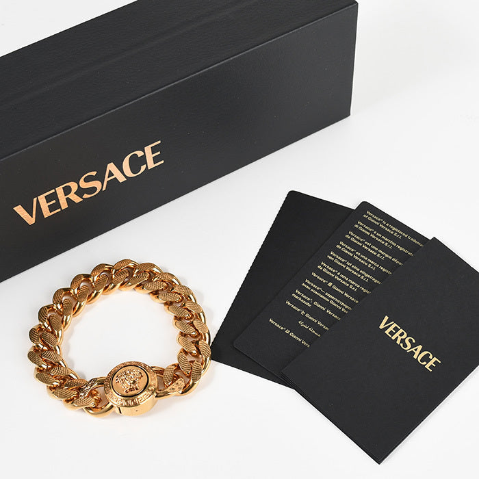 VERSACE メデューサ チェーンブレスレット