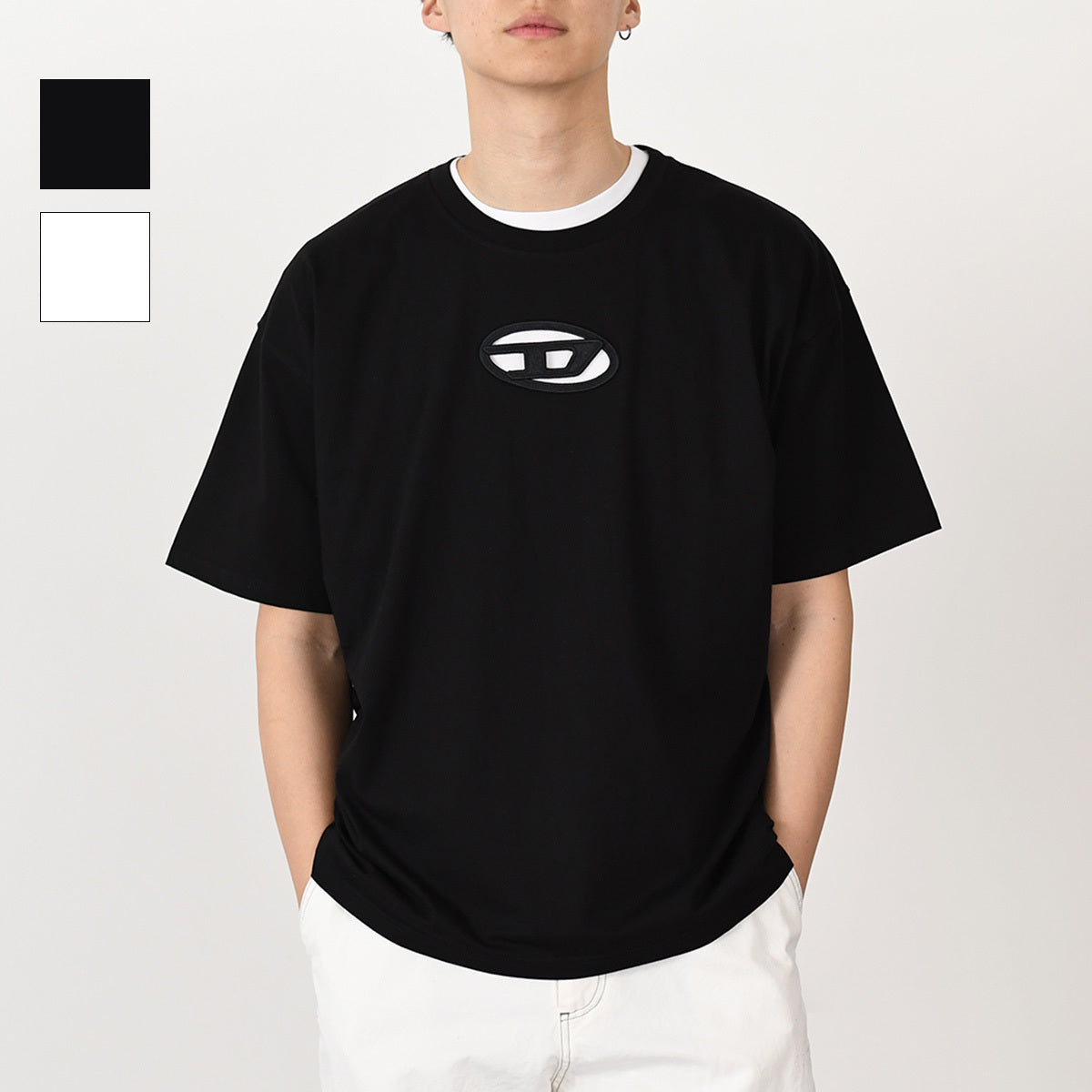DIESEL T-BOXT-OD Cotton Jersey T-shirt Relaxed fit 