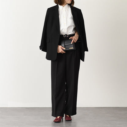 JILSANDER レザー スクエアトゥ ハイヒールミュール