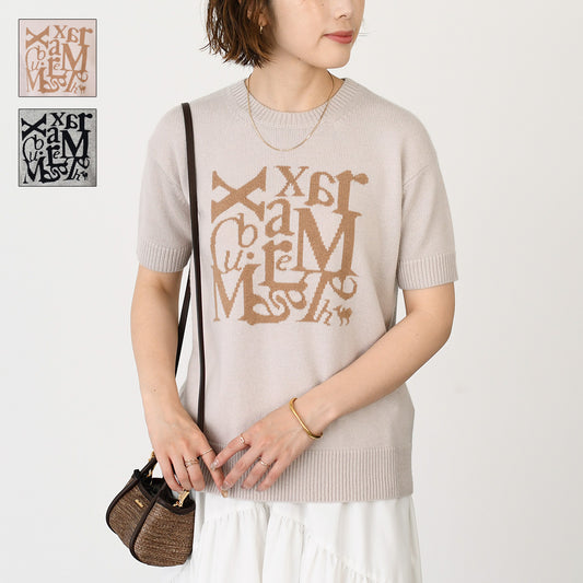 S Max Mara FELICIA フェリチア ウール カシミヤ ジャカード ニット