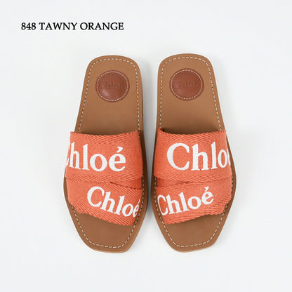 CHLOE WOODY 플랫 뮬 