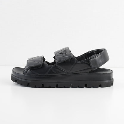 PRADA padded nappa leather sandals 