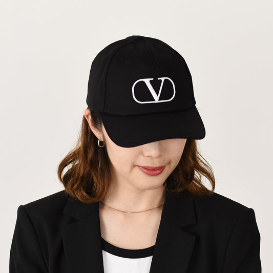 VALENTINO コットンロゴボールキャップ