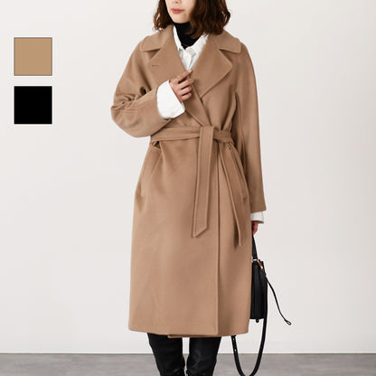 Weekend Max Mara RESINA レジナ ウール ブロード ダブルブレスト コート