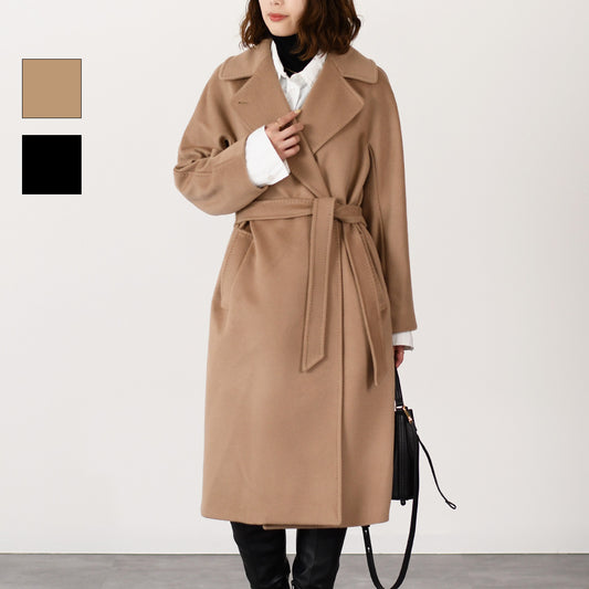 Weekend Max Mara RESINA レジナ ウール ブロード ダブルブレスト コート