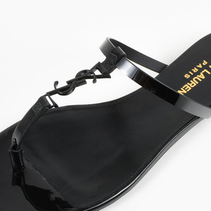 SAINT LAURENT カサンドラ スライド パテントレザー