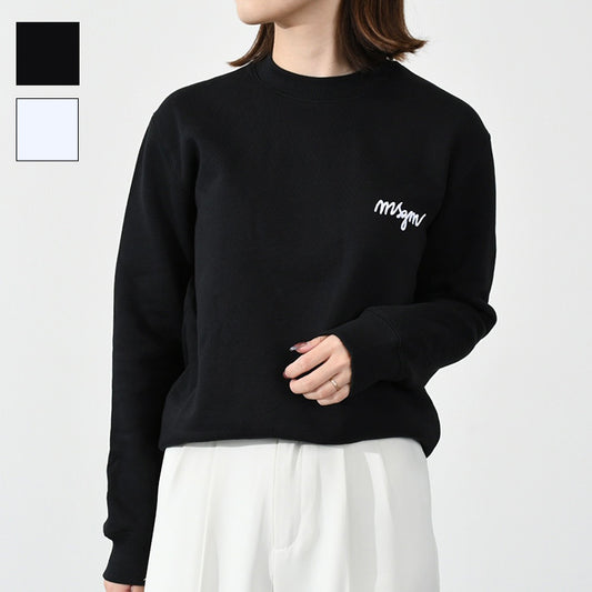 MSGM MSGM Mini Embroidered Logo Sweatshirt 