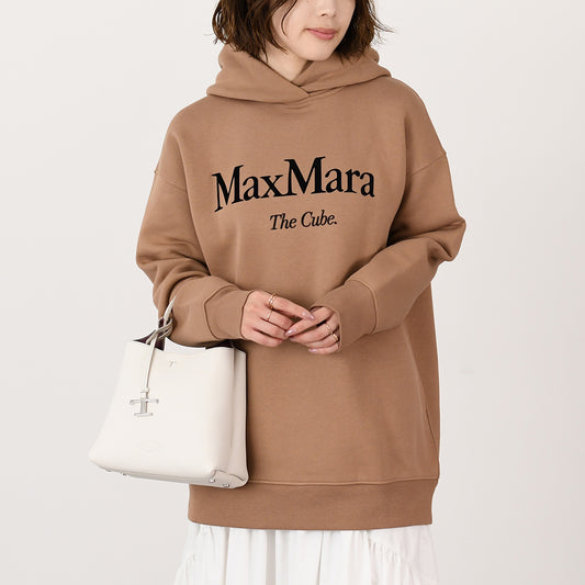 S Max Mara FELPA cotton jersey logo sweatshirt 