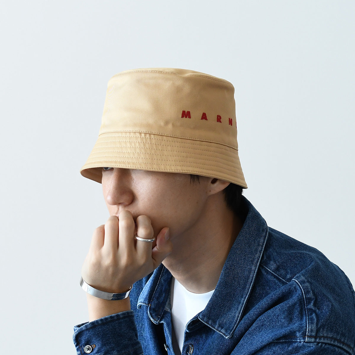 MARNI オーガニックギャバジン製 バケットハット