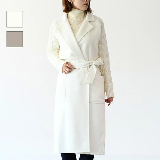 Max Mara HELLO カシミア＆ウールローブコート
