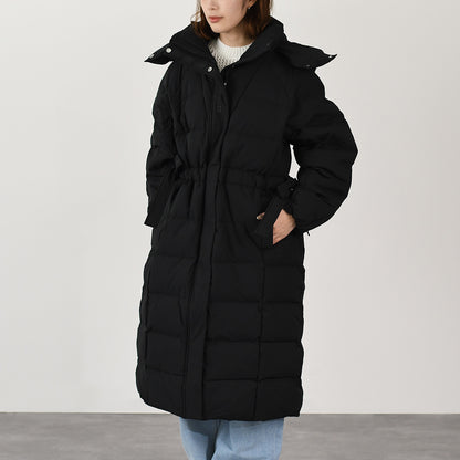 GANNI TECH SEERSUCKER PUFFER DOWN COAT