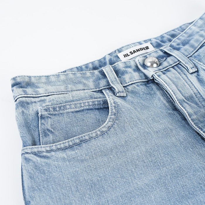JILSANDER ブリーチウォッシュ デニムパンツ