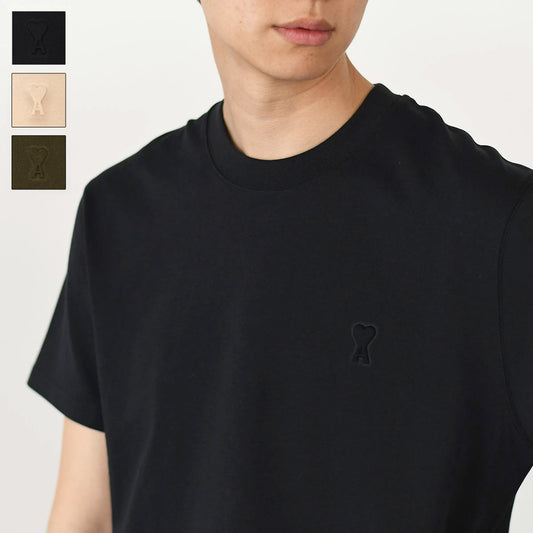 AMI PARIS Ami de Coeur ヘビージャージー Tシャツ クラシックフィット
