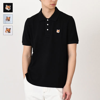 MAISON KITSUNE フォックスヘッド パッチ レギュラー ポロ