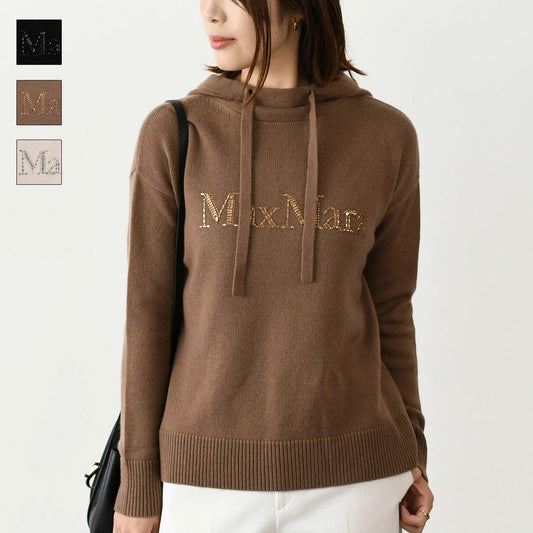 S Max Mara GORIZIA wool and cashmere knit parka 