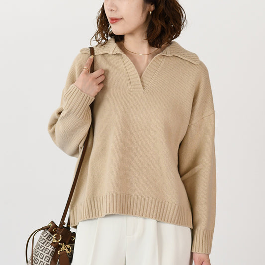 Weekend Max Mara AGRE アグレ ピュア ウール ポロ ニット