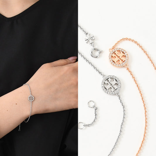 TORY BURCH mirrored chain bracelet 