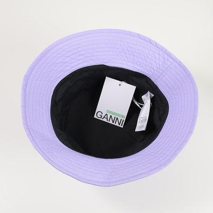 GANNI 로고 Bucket Hat 