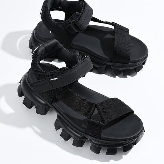 PRADA モノリス ファブリックサンダル