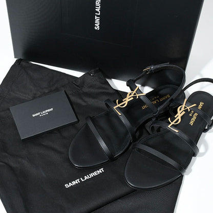 SAINT LAURENT Cassandra flat sandals 
