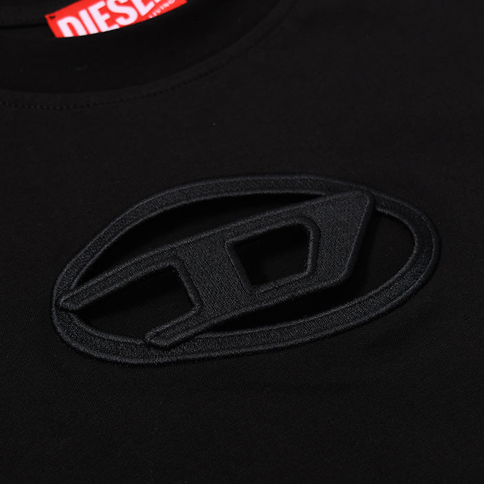 DIESEL D-ALIN-OD コットンジャージーAラインドレス