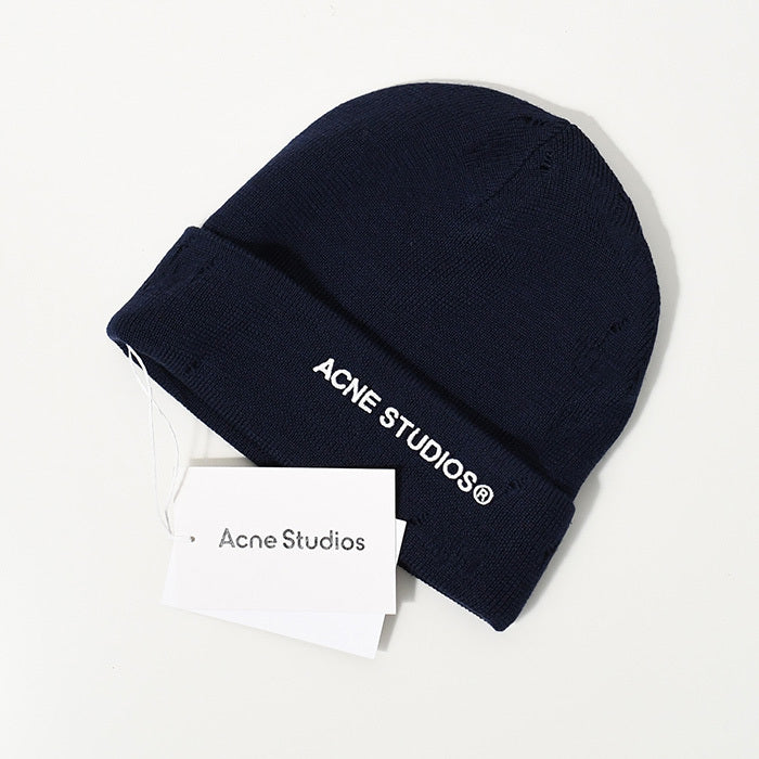 ACNE STUDIOS Logo Beanie 