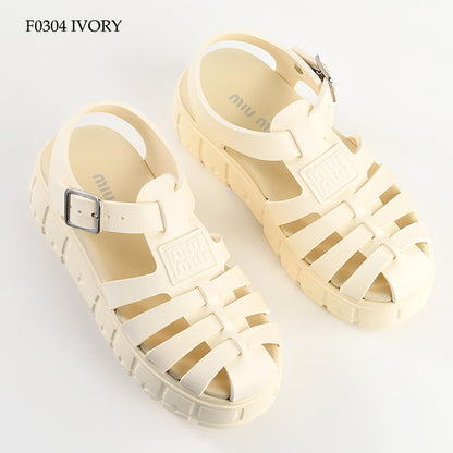 MIU MIU EVA プラットフォーム ケージサンダル