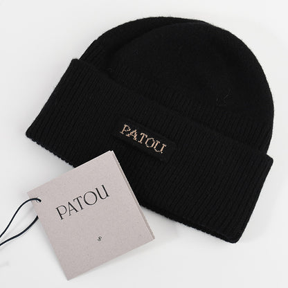 PATOU サステナブルウール＆カシミヤ ビーニー