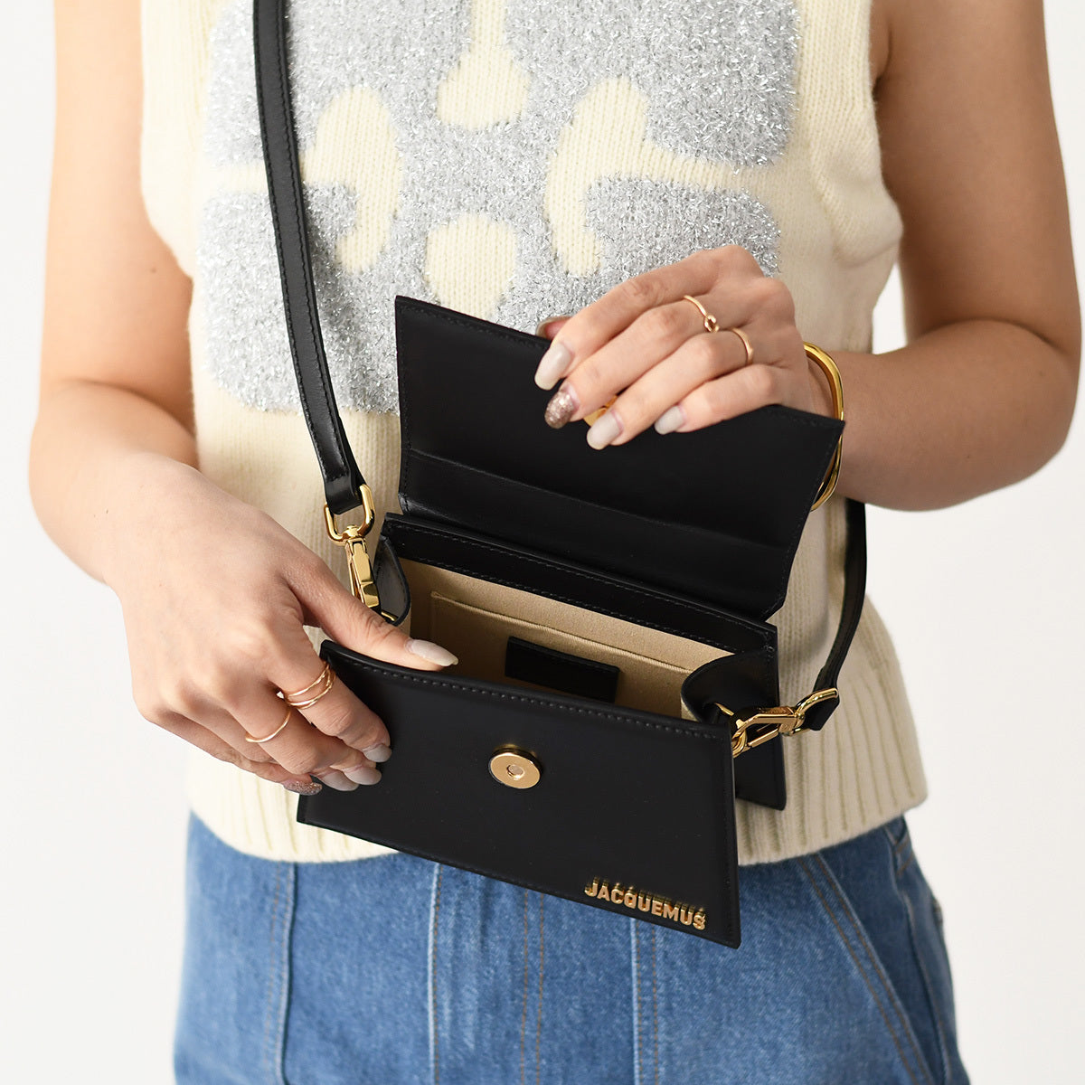 JACQUEMUS LE CHIQUITO ノット ハンドバッグ
