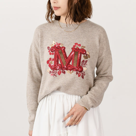 Max Mara QUOTA ウールカシミア クルーネックセーター