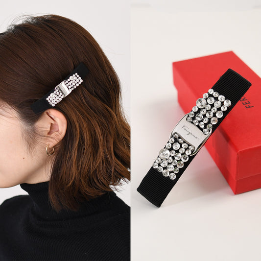 FERRAGAMO 페라가모 발라 리본 발레타 크리스탈 