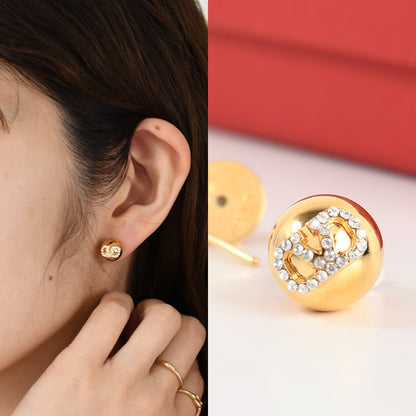 VALENTINO Vロゴ シグネチャー メタル ピアス