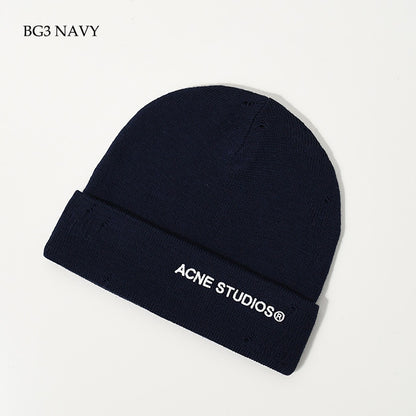 ACNE STUDIOS Logo Beanie 