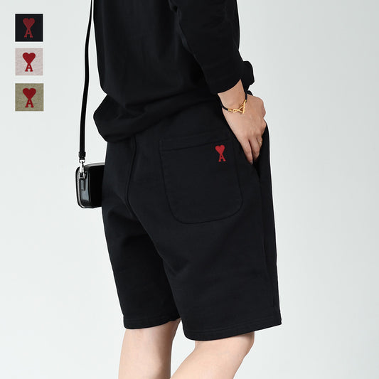 AMI PARIS  コットンフリース ショートパンツ