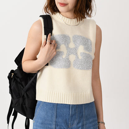 GANNI GRAOHIC VEST