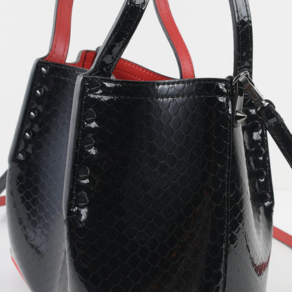 CHRISTIAN LOUBOUTIN Cabarock パテントレザー ミニ