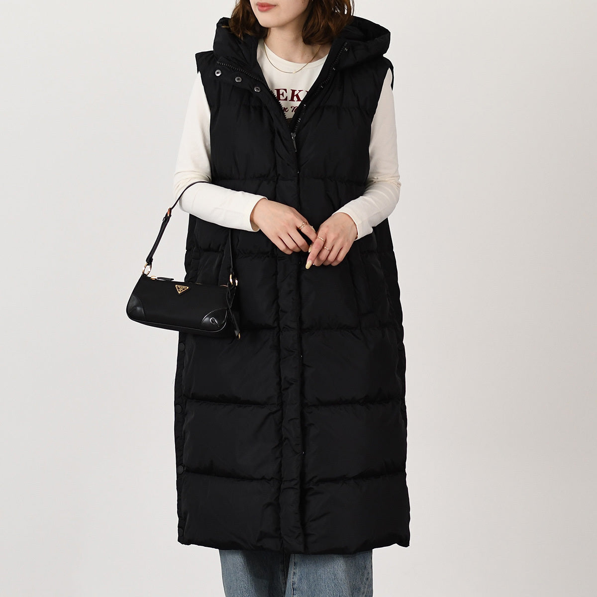 Weekend Max Mara ZIMINO 撥水タフタ ロングジレ