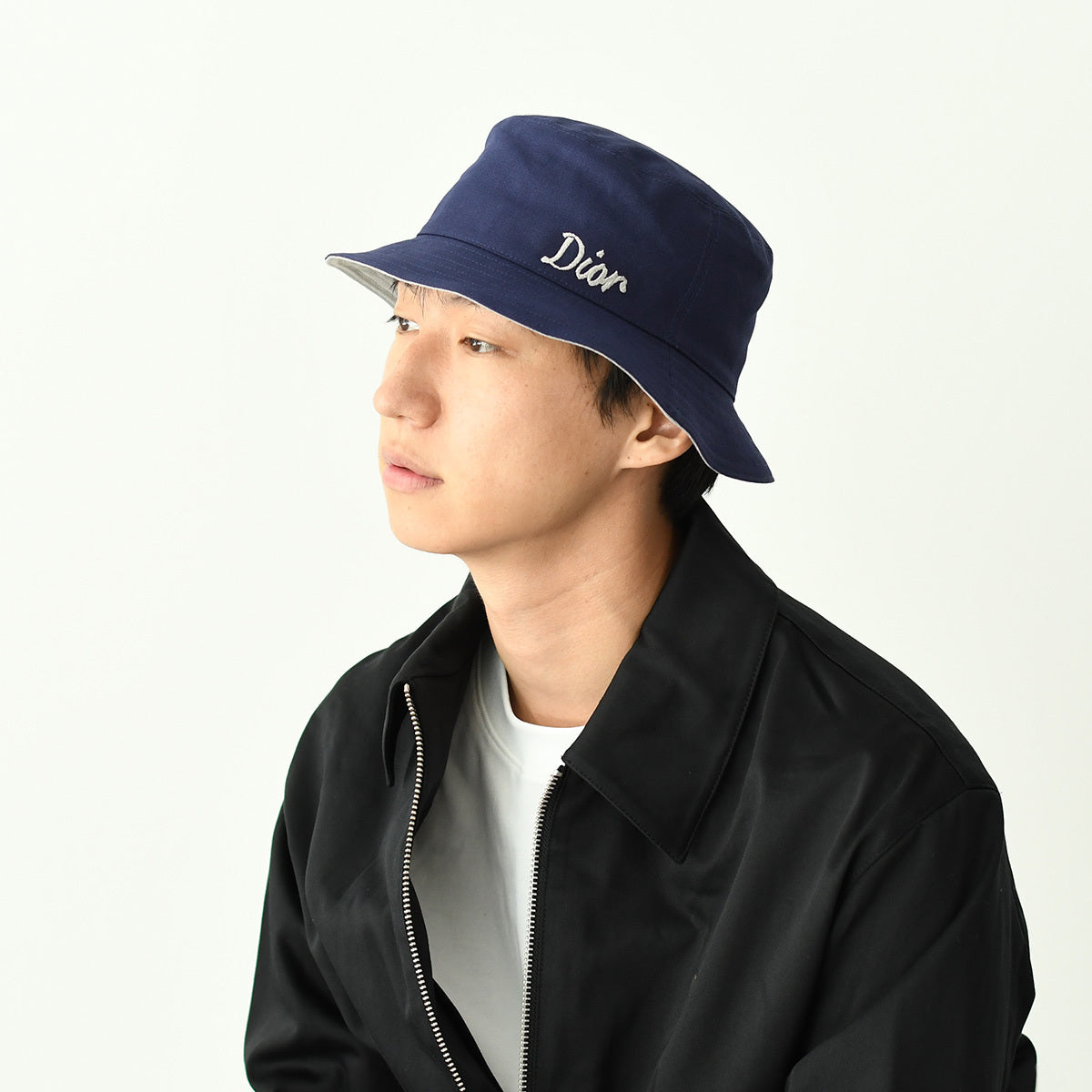 DIOR ロゴ刺しゅう バケットハット