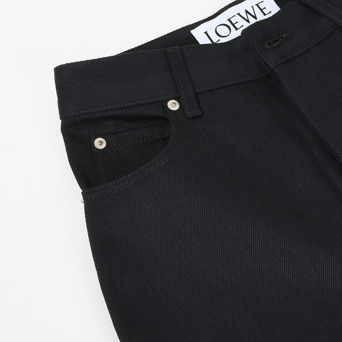 LOEWE ハイウエスト レギュラーフィット ジーンズ