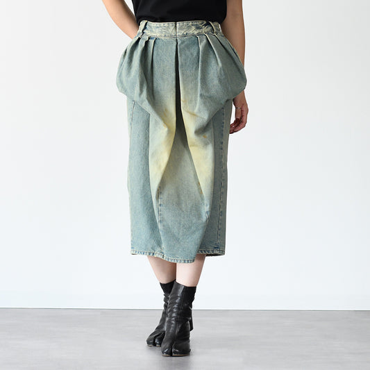 MAISON MARGIELA エフェクト ミディデニムスカート