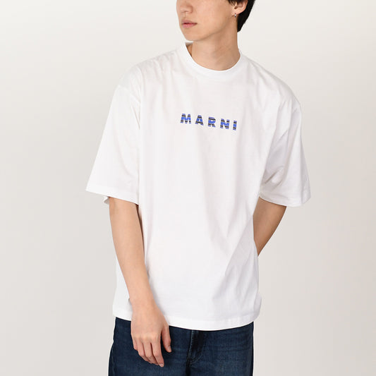 MARNI ロゴ コットンTシャツ