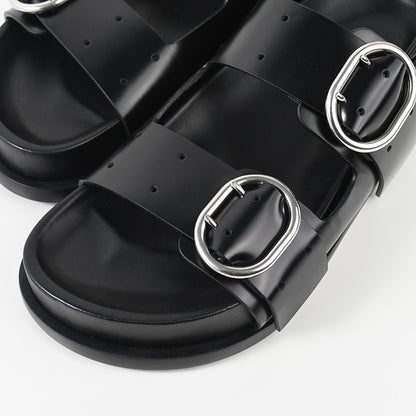 JILSANDER バックルストラップ レザー サンダル