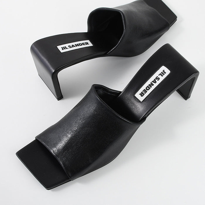 JILSANDER Sculpture Heel Sandals 