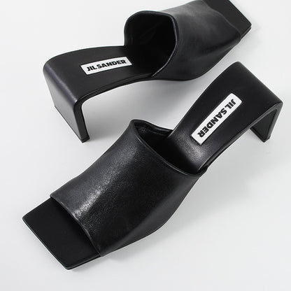 JILSANDER Sculpture Heel Sandals 